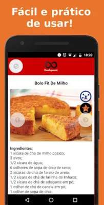 Receitas Fitness Deliciosas android App screenshot 1