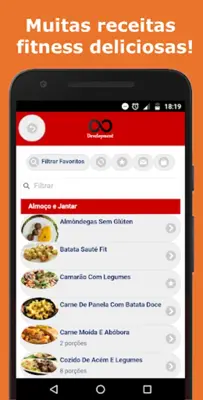 Receitas Fitness Deliciosas android App screenshot 3